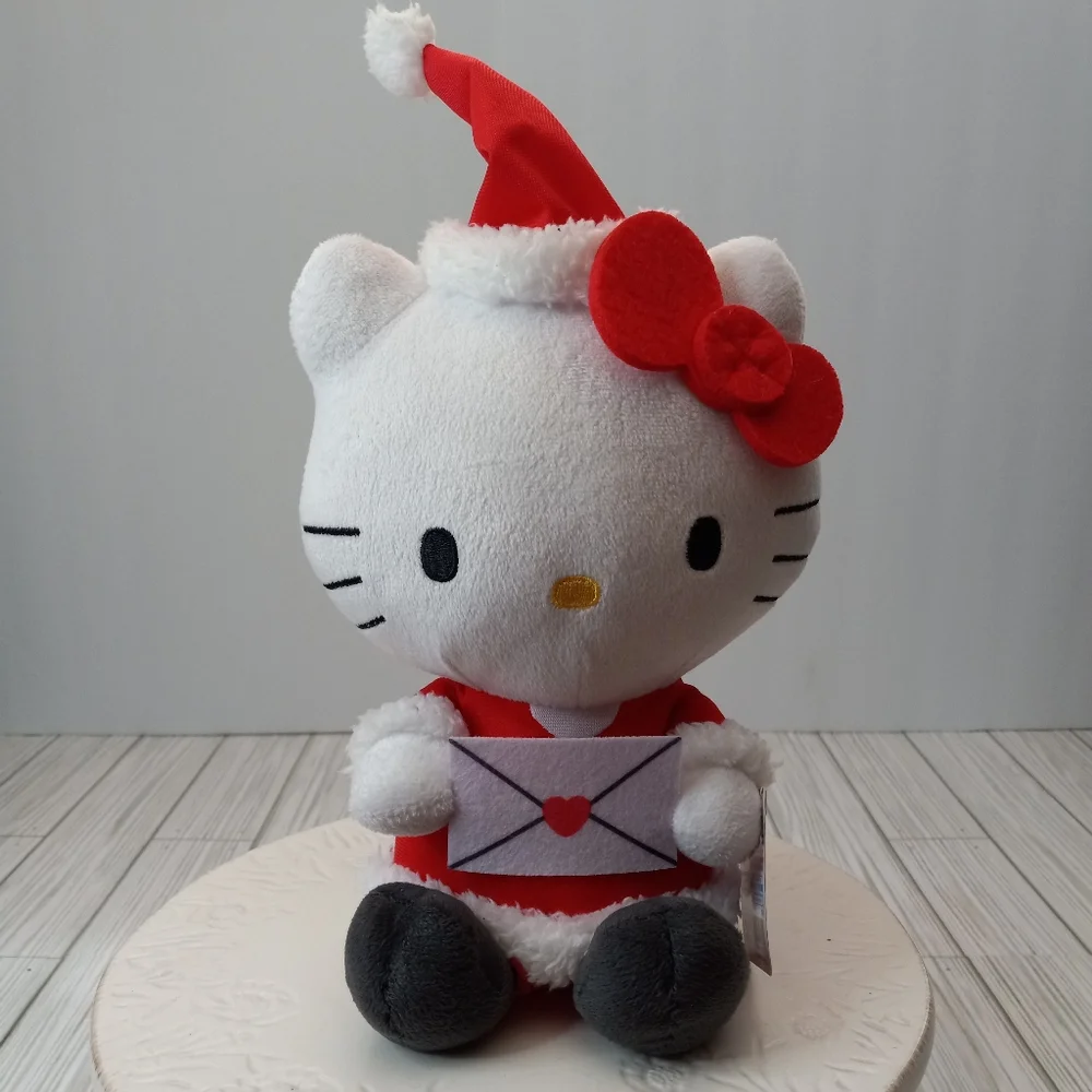 Hello Kitty Christmas Santa Plush